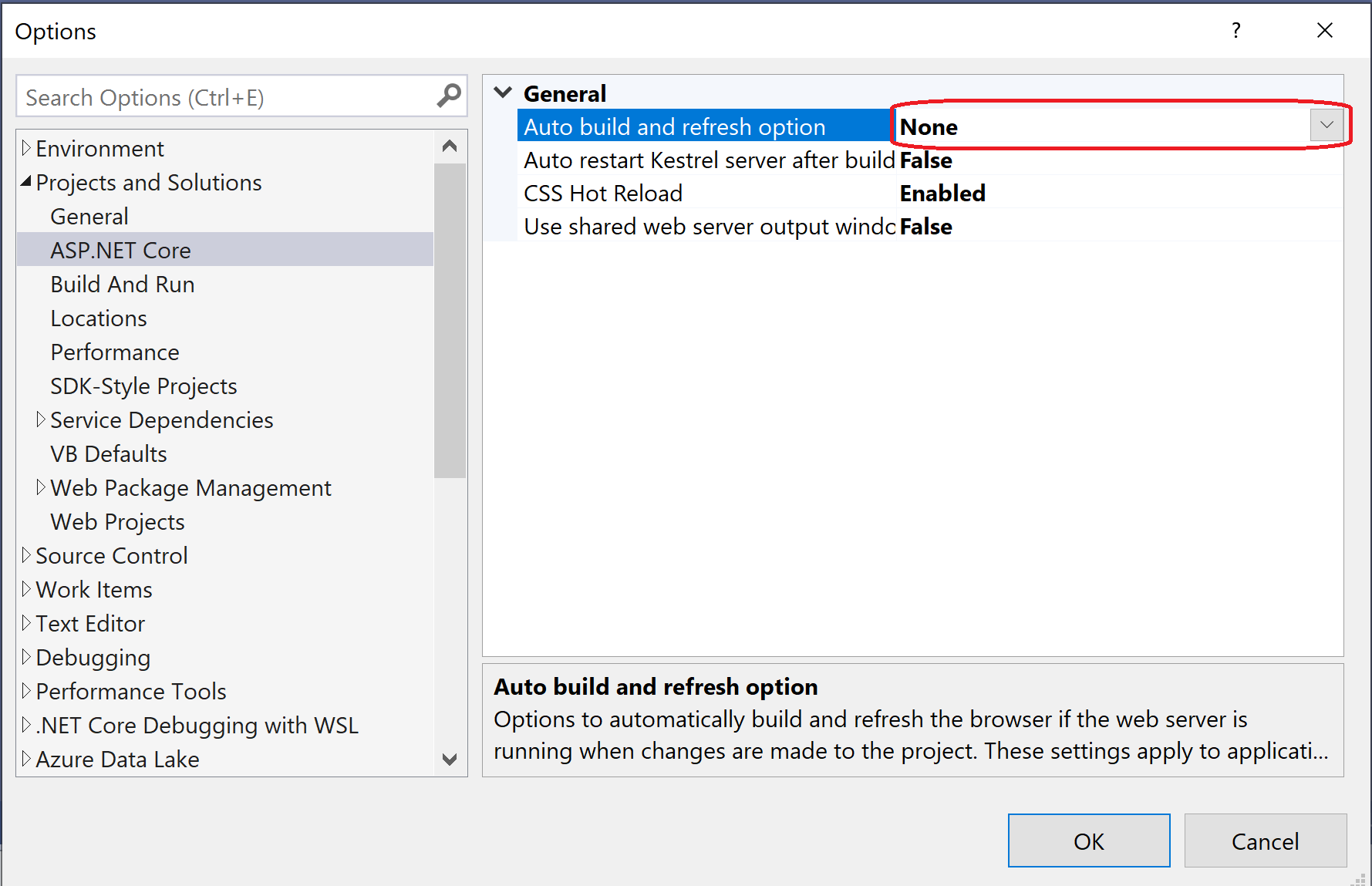 Visual Studio Hot Reload