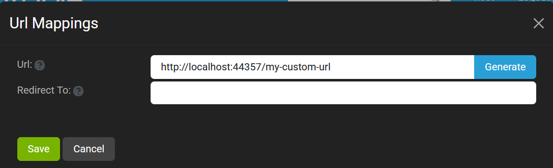 Url Mapping