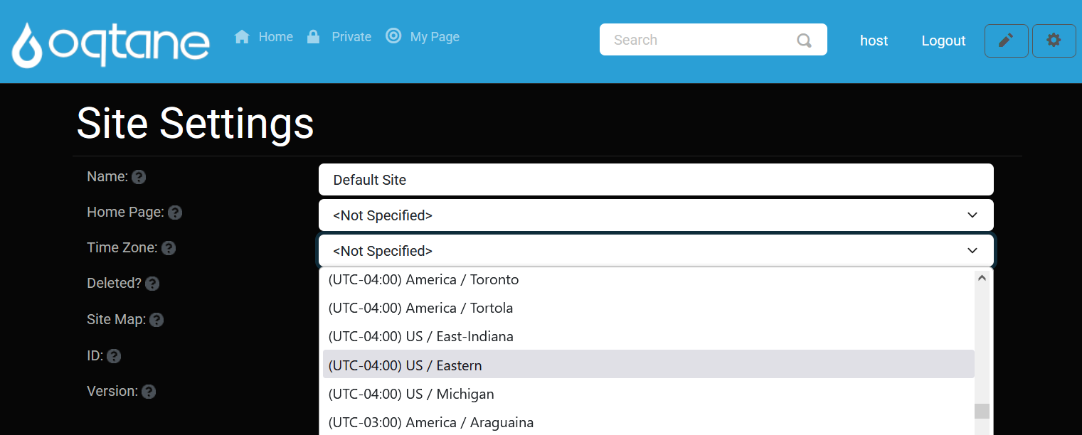 Cross Platform Time Zone Support