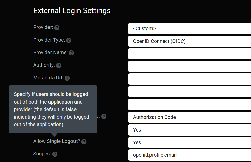 OIDC Single Logout